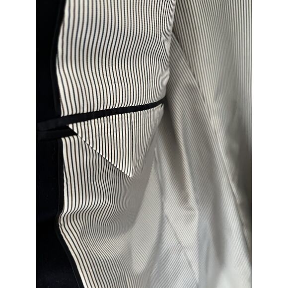 Van Heusen Men's 42L 2 Button Navy Blazer Jacket Lightweight Career Casual NWOT - Picture 6 of 9